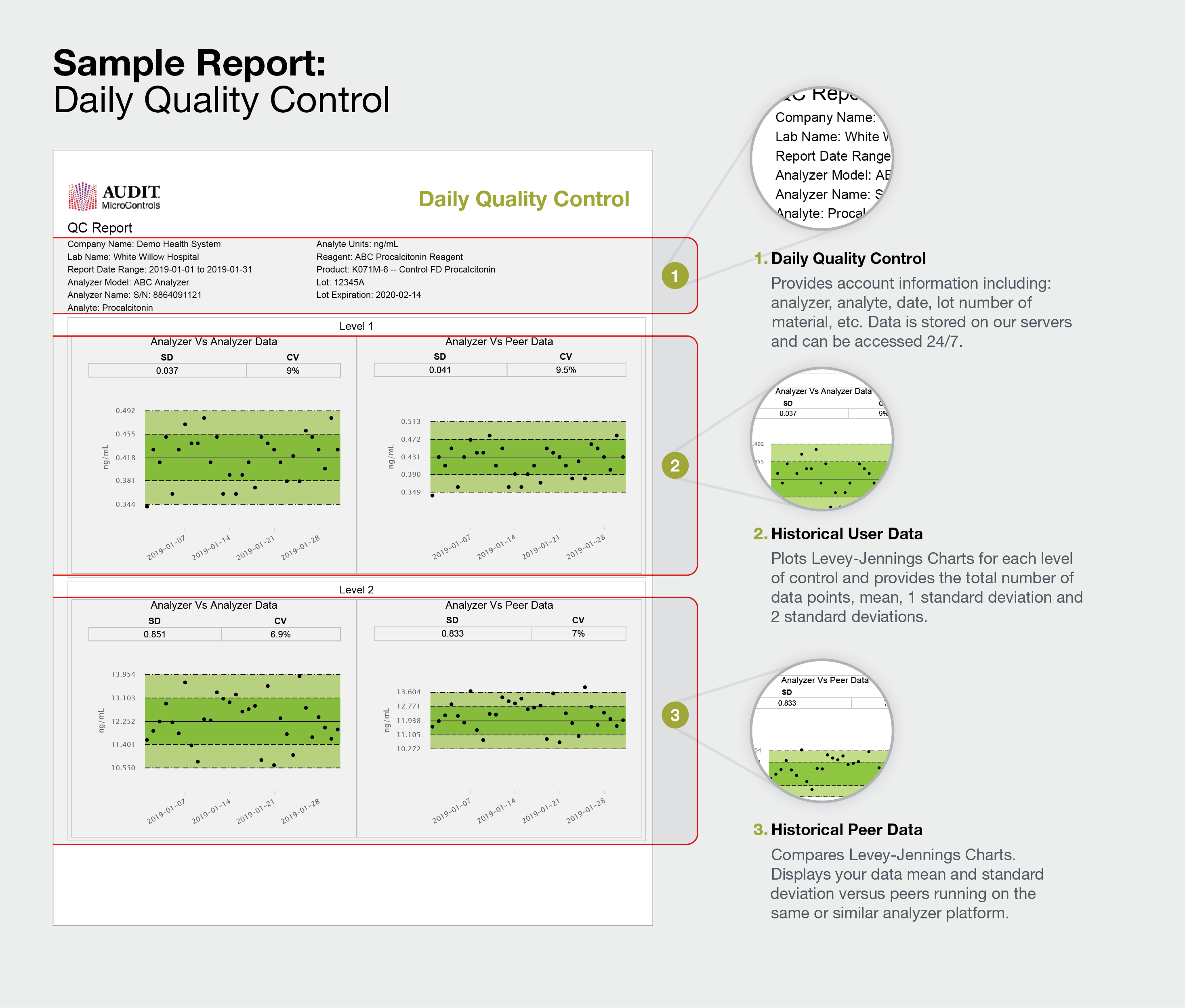 Auditor QC sample qc report